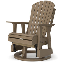 Driftwood outdoor swivel glider chair, product view 5 - 11