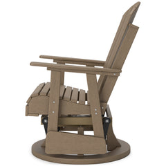 Driftwood outdoor swivel glider chair, product view 6 - 12