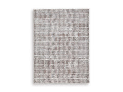 Multi 63" x 84.25", complete rug product view - 5