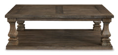 Gray Rectangular Coffee Table, product view 2 - 2
