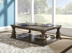 Gray Rectangular Coffee Table, product view 5 - 5