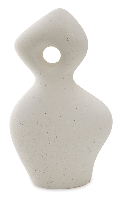 Arthrow Off-White Tall Abstract Ceramic Sculpture