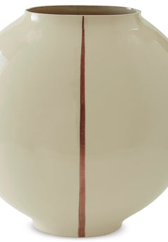 Cream Sheabourne 12.5-inch vase, product view 4 - 9