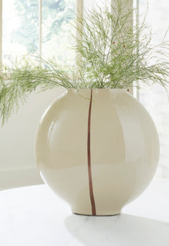 Cream Sheabourne 12.5-inch vase, product view 5 - 10