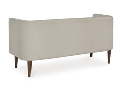 Beige Accent Bench, product view 3 - 3
