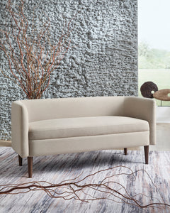 Beige Accent Bench, product view 6 - 6