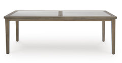 Brown/Beige Outdoor Dining Table, product view 2 - 2