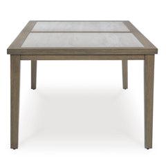 Brown/Beige Outdoor Dining Table, product view 3 - 3
