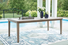 Brown/Beige Outdoor Dining Table, product view 5 - 5
