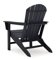 Black outdoor Adirondack chair, product view 3 - 3