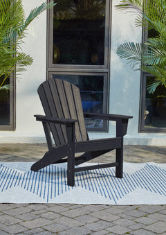 Black outdoor Adirondack chair, product view 5 - 5