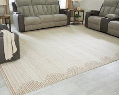 Brown/Beige 120" x 170", room view; furniture excluded - 2