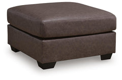 Umber, complete ottoman angled view - 1