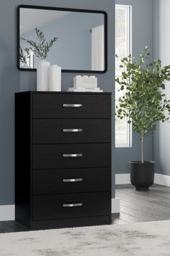 Black, chest in room setting - 5