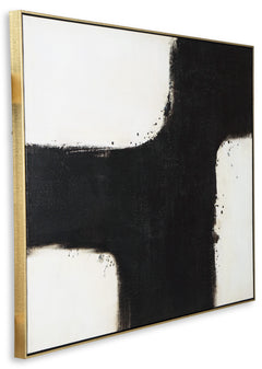 Black/White Reighlea wall art, product view 2 - 2