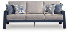 Navy Blue/Driftwood, front sofa view - 3