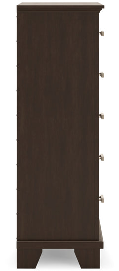 Dark Brown, full side view of chest - 4