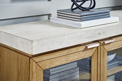 Light Brown/Gray Accent Cabinet, view 4 - 4