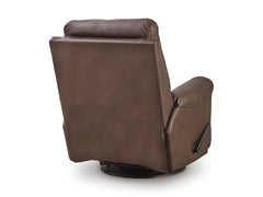 Espresso / Swivel Glider Recliner, rear view - 3