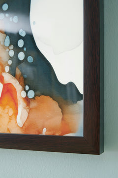 Blue/Amber/White, Foxenburg framed print, product view 4 - 4