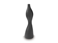 Black 21-inch height vase, product view 2 - 6