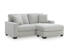 Smoke / Sofa Chaise + Loveseat, component view 1 - 14