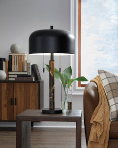 Brown/Black table lamp, product view 2 - 2