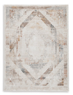 Multi 63.25" x 83", complete rug product view - 1
