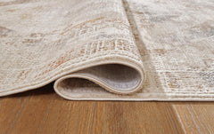 Multi 63.25" x 83", rolled rug backing detail - 4