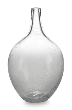 Clear 9-inch height vase, product view 2 - 2