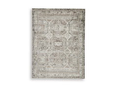 Multi 63" x 84", complete rug product view - 5