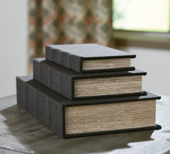 Black Jolina set of three storage boxes, product view 7 - 7