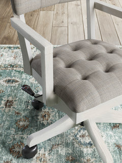 Antique White Home Office Chair, product view 5 - 5