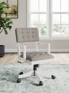 Antique White Home Office Chair, product view 6 - 6