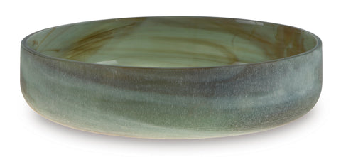 Bannington Sage Green Glass Decorative Bowl