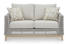 Gray Loveseat w/Cushion, product view 3 - 3