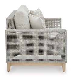 Gray Loveseat w/Cushion, product view 4 - 4