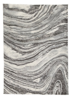 Ivory/Gray 94" x 123", complete rug design; representative size - 1
