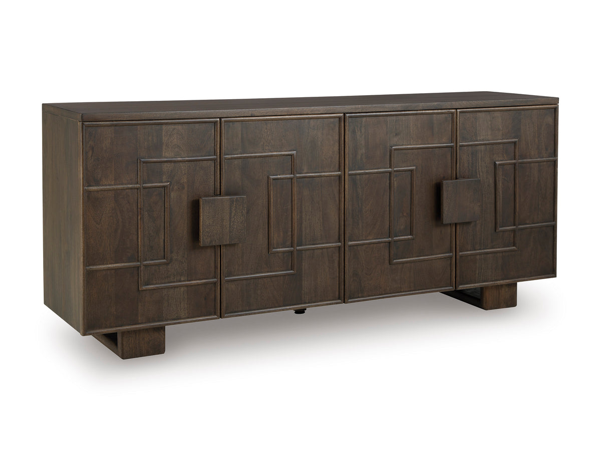 Dark Brown Accent Cabinet, view 1