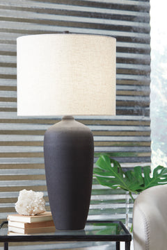 Black table lamp, product view 2 - 2