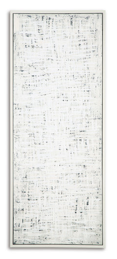 Gray/Taupe Daxonport wall art, full product view - 1
