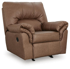 Caramel, full recliner in closed position - 1