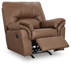 Caramel, full recliner in open position - 3