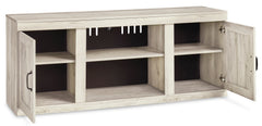 Whitewash TV stand, product view 3 - 3