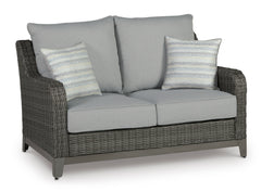 Gray Loveseat w/Cushion, view 1 - 1