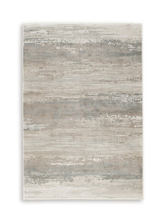 Gray/Taupe/Beige 60" x 84", complete rug product view - 9