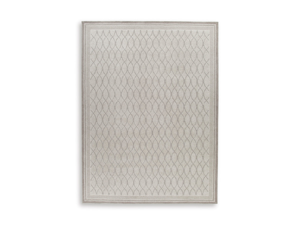 Gray 120" x 170", complete rug product view