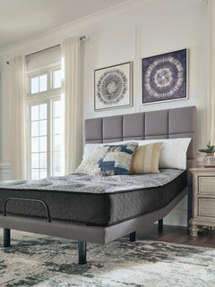Gray Queen, mattress in room, second angle; base and furnishings excluded - 9