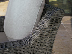 Gray Swivel Lounge w/ Cushion, view 3 - 3