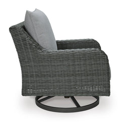 Gray Swivel Lounge w/ Cushion, view 5 - 5